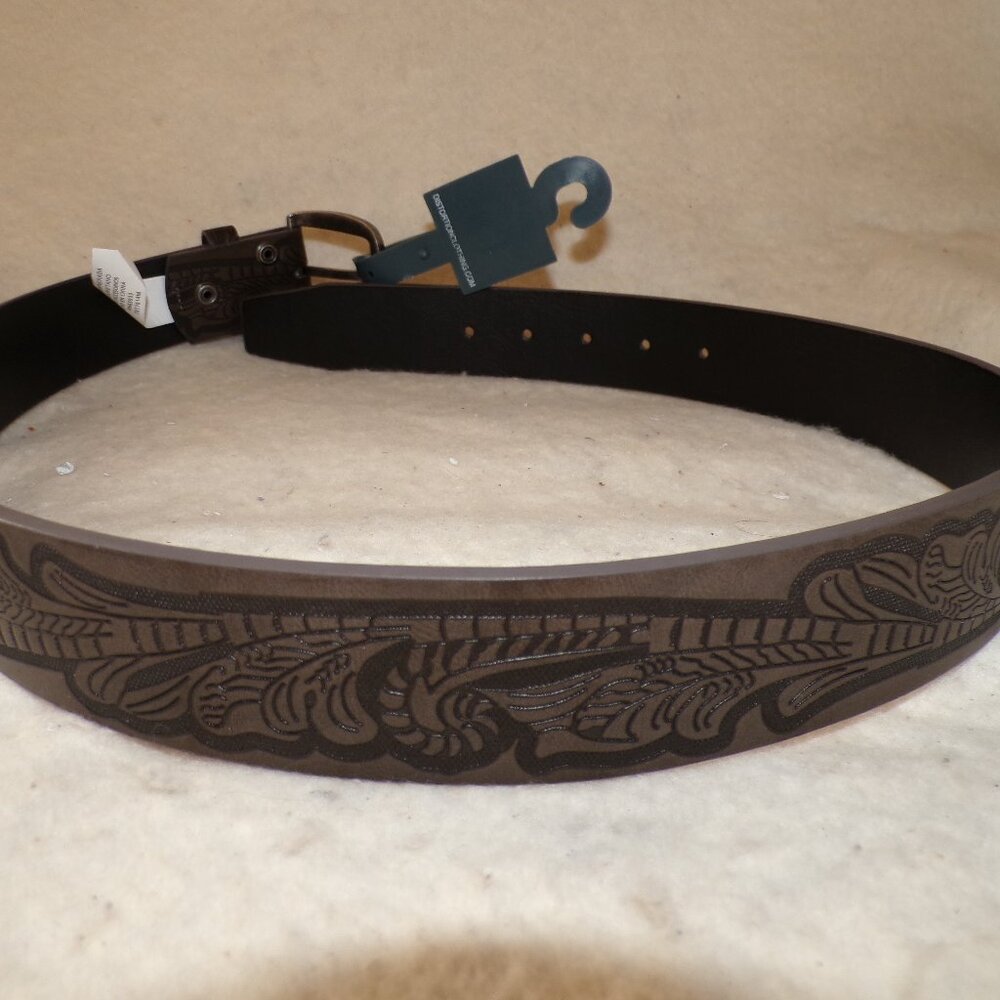 Distortion Mens Belt Size 32 Skate Surf NEW Belt Buckle is Removable